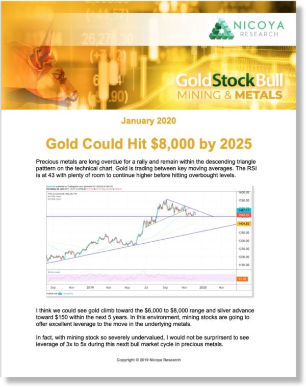 Gold Stock Bull is our original investment newsletter focusing on precious metals and mining stocks.